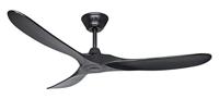 CasaFan ECO GENUINO 152 MS-MS Plafondventilator 16.6 W (Ø x h) 1520 mm x 285 mm Zwart (mat) Met afstandsbediening, Met wintermodus - thumbnail