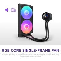 Kit voor vloeibare koeling NZXT RL-KR240-B2 Kraken Plus 240 RGB Zwart - thumbnail