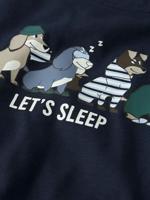 Jongenspyjama NMMRAMEL NAME IT Boxy-Fit marineblauw - thumbnail