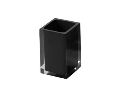 Tandenborstelhouder Sapho Rainbow Vrijstaand 11x7.2 cm Kunststof Zwart Sapho