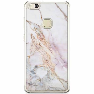 Huawei P10 Lite siliconen hoesje - Parelmoer marmer Huawei P10 Lite siliconen hoesje - Parelmoer marmer