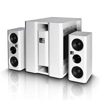 LD Systems Dave 8 XS draagbaar PA-systeem wit - thumbnail