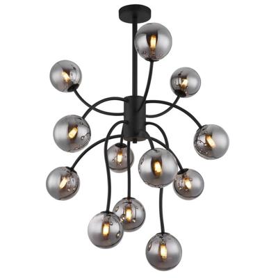 Globo Zwarte plafondlampRiha 12-lichts - 56133-12D