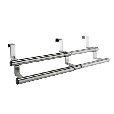 HI theedoekhouder uitschuifbaar zilverkleurig