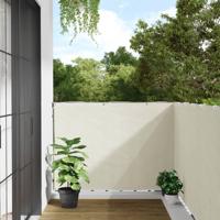 Balkonscherm 1000x120 cm PVC wit - thumbnail