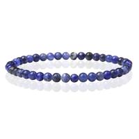 Memphis Natuursteen Armband - 4mm Sodalite - thumbnail