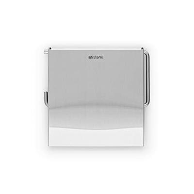 Brabantia ReNew toiletaccessoires, set - toiletborstel met houder, toiletrolhouder en reserverolhouder - Matt Steel Brabantia ReNew toiletaccessoires, set - toiletborstel met houder, toiletrolhouder en reserverolhouder - Matt Steel