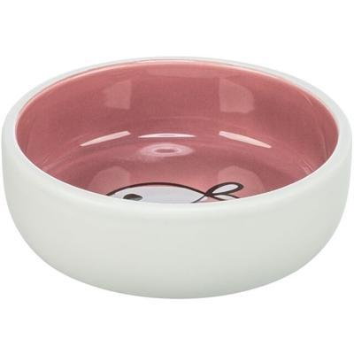 TRIXIE VOERBAK / DRINKBAK KAT KERAMIEK ASSORTI 300 ML 13 CM