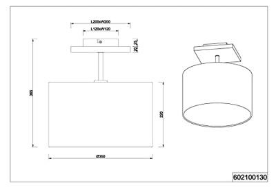 Trio Slaapkamer plafondlampElmau - 602100130