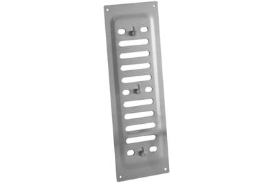 Schuifrooster rvs 260x90mm geborsteld Schuifrooster rvs 260x90mm geborsteld