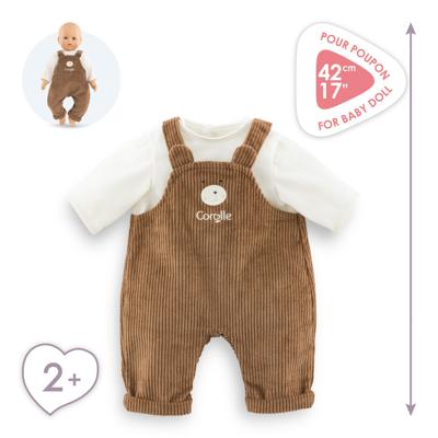 Corolle poppen overall met t-shirt kleine ontdekker - 42cm