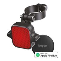 Beeep BeTag Find My Tracker Black & Taillight Reflector - thumbnail