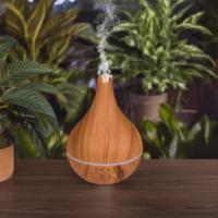 Houten Diffuser - Luchtbevochtiger - 120ml met LED - USB oplaadbaar - thumbnail