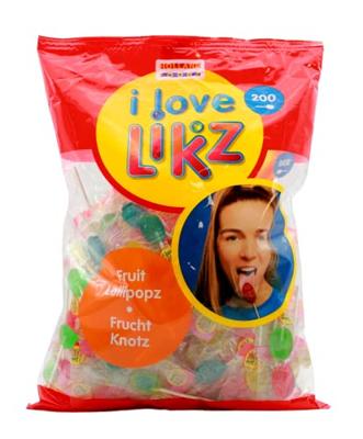 Holland Foodz Fruit lollipopz (200 stuks)