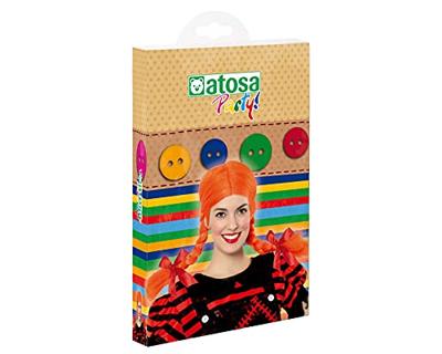 Pruik met Vlechten Oranje 118950 Pruik met Vlechten Oranje 118950