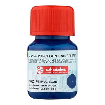 Royal Talens Talens Art Creation Glass & Porcelain Transparant Fles 30 ml - Petrolblauw 5032