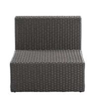 Le Sud loungestoel middenelement Dordogne - antraciet - 84x72x66 cm - thumbnail