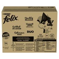 PURINA Felix Fantastic Duo Mix Countryside - nat kattenvoer - 120x85g - thumbnail
