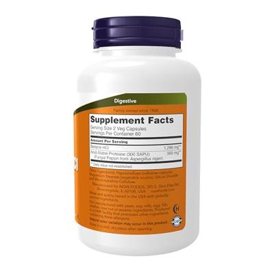 NOW Foods Betaine HCl 648MG (120 caps)