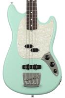 Fender American Performer Mustang Bass Satin Surf Green RW - thumbnail