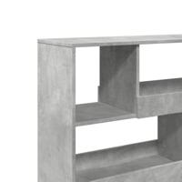 Kamerscherm 100x33x94,5 cm bewerkt hout betongrijs - thumbnail