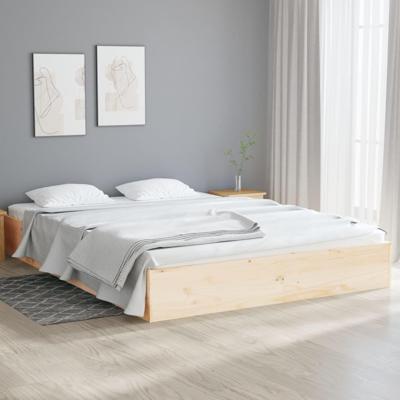 Bedframe massief hout 135x190 cm 4FT6 Double Bedframe massief hout 135x190 cm 4FT6 Double