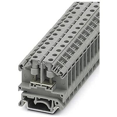 Phoenix Contact 0790543 Doorgangsklem 9 mm Boutaansluiting Grijs 50 stuk(s)