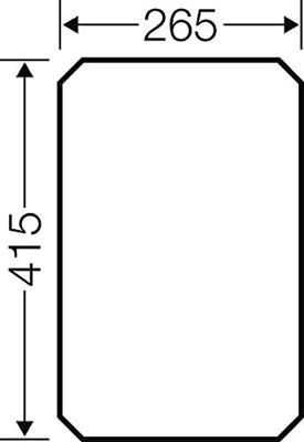 Hensel Mi MP 3 Montageplaat (l x b) 415 mm x 265 mm Hardpapier 1 stuk(s)