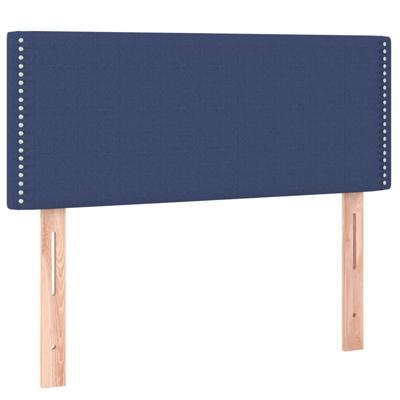 Boxspring met matras stof blauw 100x200 cm - thumbnail