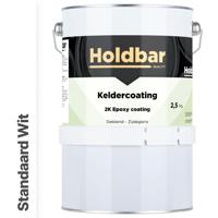 Holdbar Keldercoating Standaard Wit 2,5 kg - thumbnail