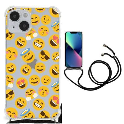 iPhone 14 Doorzichtige Silicone Hoesje Emoji iPhone 14 Doorzichtige Silicone Hoesje Emoji