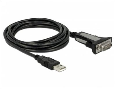 Delock USB 2.0 Adapter [1x USB-A 2.0 stekker - 1x RS232-stekker] 65962 3 m