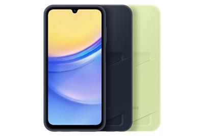 Samsung Card Slot Case EF-OA156 Backcover Samsung Galaxy A15, Galaxy A15 5G Zwart Stootbestendig Samsung Card Slot Case EF-OA156 Backcover Samsung Galaxy A15, Galaxy A15 5G Zwart Stootbestendig