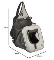 TRIXIE HONDENTAS SAVINA BUIK ZWART / GRIJS 30X33X26 CM - thumbnail