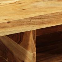 Tv-meubel wandmontage 60x30x19 cm massief acaciahout - thumbnail