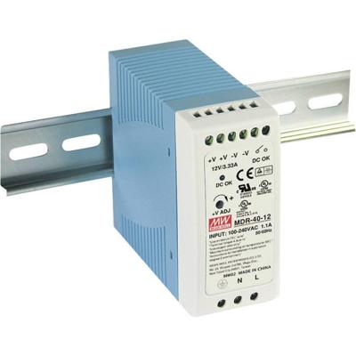 MEAN WELL MDR-40-24 DIN-rail netvoeding 24 V/DC 1.74 A 40 W Aantal uitgangen:1 x Inhoud 1 stuk(s)