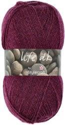 Stylecraft Life DK 2319 cranberry - Haakgaren / Breigaren