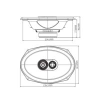 JBL Stage3 9637 3-weg triaxiale inbouwluidspreker 225 W Inhoud: 2 stuk(s) - thumbnail