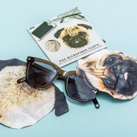Microfiber schoonmaakdoekje - Mopshond - thumbnail