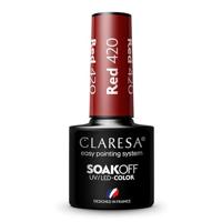 Claresa uv/led gellak 5ml red 420 full berries - thumbnail