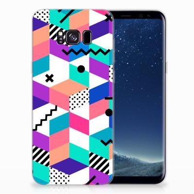 Samsung Galaxy S8 Plus | TPU Hoesje | Blokken Kleurrijk