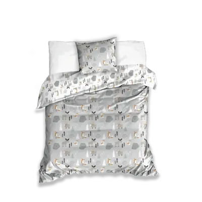 Carbotex Kerst Dekbedovertrek dieren