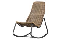 WOOOD Outdoor Schommelstoel 'Tom' Rattan, kleur Naturel - thumbnail