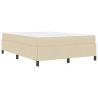 Boxspring bed Crème en Zwart 160 x 200 cm - thumbnail