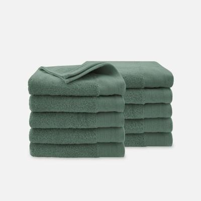 Walra Soft Cotton Handdoeken 60 x 110 cm - 550 gr/m² - Legergroen - 10 stuks