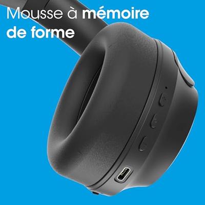 Draadloze hoofdtelefoon - RYGTH - TIHO ANC 2 - Zwart