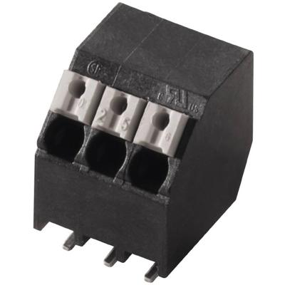 Weidmüller 1473320000 Klemschroefblok 1.5 mm² Aantal polen 3 Zwart 210 stuk(s)