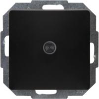 KOPP Mat Zwarte Wisselschakelaar met Indicatielampje - Paris HK05 - Inbouw - thumbnail