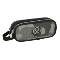 Schoolpennenzak Safta Stone Zwart 21 x 8 x 6 cm - thumbnail