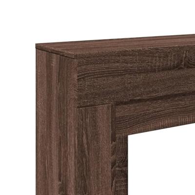 Haardombouw 100x30x87,5 cm bewerkt hout bruin eikenkleurig